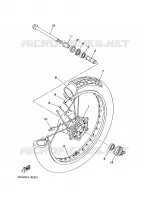 ROUE AVANT pour Yamaha XV125S de 2000