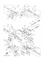 SUPPORT / REPOSE PIEDS pour Yamaha XV125S de 2000