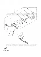 FEU ARRIERE pour Yamaha XV125S de 2000