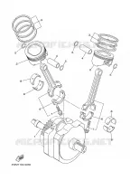 VILEBREQUIN / PISTON pour Yamaha XV1600A de 1999