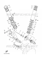 ARBRE A CAMES / CHAINE DE DISTRIBUTION pour Yamaha XV1600A de 1999