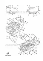 CARTER MOTEUR pour Yamaha XV1600A de 1999
