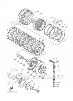 EMBRAYAGE DE DEMARREUR pour Yamaha XV1600A de 1999
