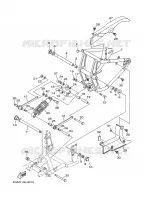 BRAS OSCILLANT / AMORTISSEUR pour Yamaha XV1600A de 1999