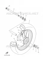ROUE AVANT pour Yamaha XV1600A de 1999