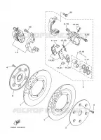 ETRIER DE FREIN AVANT pour Yamaha XV1600A de 1999