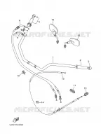 GUIDON ET CABLES pour Yamaha XV1600A de 1999