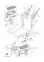 SUPPORT / REPOSE PIEDS pour Yamaha XV1600A de 1999