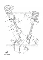 VILEBREQUIN / PISTON pour Yamaha XV1600A de 2001