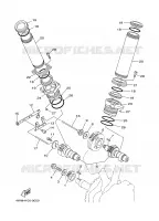 ARBRE A CAMES / CHAINE DE DISTRIBUTION pour Yamaha XV1600A de 2001