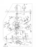 CARBURATEUR pour Yamaha XV1600A de 2001