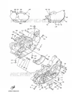 CARTER MOTEUR pour Yamaha XV1600A de 2001