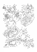 CARTER   MOTEUR 1 pour Yamaha XV1600A de 2001