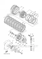 EMBRAYAGE DE DEMARREUR pour Yamaha XV1600A de 2001