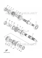 TRANSMISSION pour Yamaha XV1600A de 2001