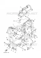 CADRE pour Yamaha XV1600A de 2001