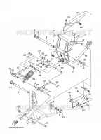 BRAS OSCILLANT / AMORTISSEUR pour Yamaha XV1600A de 2001