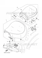 SELLE pour Yamaha XV1600A de 2001