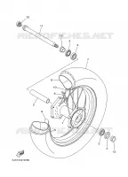 ROUE AVANT pour Yamaha XV1600A de 2001