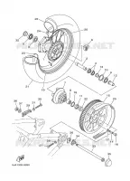 ROUE ARRIERE pour Yamaha XV1600A de 2001