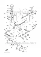 MAITRE CYLINDRE DE FREIN ARRIERE pour Yamaha XV1600A de 2001