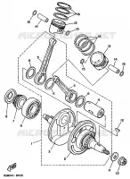VILEBREQUIN / PISTON pour Yamaha XV250 de 1991