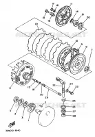 EMBRAYAGE DE DEMARREUR pour Yamaha XV250 de 1991