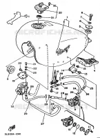 RESERVOIR A ESSENCE pour Yamaha XV250 de 1991