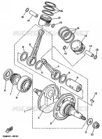 VILEBREQUIN / PISTON pour Yamaha XV250 de 1996