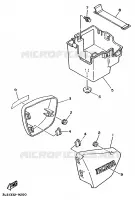 COUVERCLE LATERAL pour Yamaha XV250 de 1996
