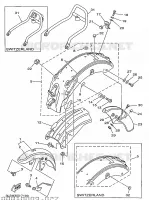 GARDE BOUE pour Yamaha XV250S de 1997