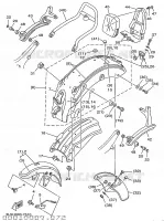 ALTERNATIVE GARDE BOUE pour Yamaha XV250S de 1997