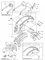 GARDE BOUE pour Yamaha XV250S de 1997
