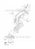 GARDE BOUE pour Yamaha XV250S de 1997