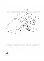 SELLE pour Yamaha XV250S de 1997