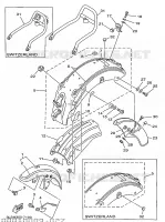 GARDE BOUE pour Yamaha XV250S de 1997