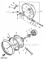 ALTERNATIVE PHARE pour Yamaha XV250S de 1997