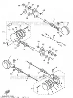 ALTERNATIVE CLIGNOTANTS pour Yamaha XV250S de 1997