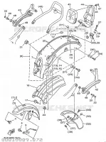 ALTERNATIVE GARDE BOUE pour Yamaha XV250S de 1997