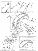 GARDE BOUE pour Yamaha XV250S de 1997