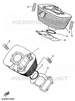 CYLINDRE pour Yamaha XV250S de 1997