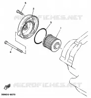 FILTRE A HUILE pour Yamaha XV250S de 1997