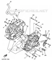 CARTER MOTEUR pour Yamaha XV250S de 1997