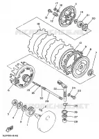EMBRAYAGE DE DEMARREUR pour Yamaha XV250S de 1997