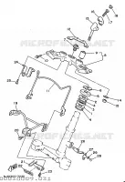 DIRECTION pour Yamaha XV250S de 1997