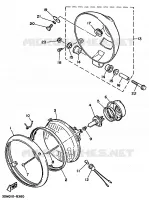 ALTERNATIVE PHARE pour Yamaha XV250S de 1997