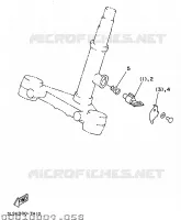 ALTERNATIVE FOURCHE pour Yamaha XV250S de 1997