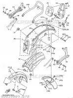 ALTERNATIVE GARDE BOUE pour Yamaha XV250S de 1997