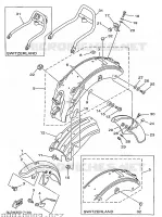 GARDE BOUE pour Yamaha XV250S de 1997
