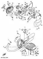 ECHAPPEMENT pour Yamaha XV500 de 1998